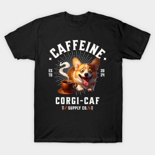 Caffeine Corgi T-Shirt